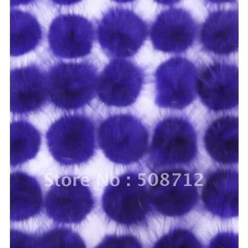 Free shipping!!!!500pcs mink fur ball embellishment sew trim for DIY craft hair accessory 30mm purple
