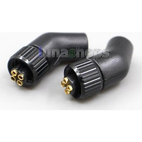LN005420 Ultrahard Polycarbonate DIY XLR Earphone Pin Adapter For JH AUDIO JH24 Roxanne 24 Iriver AK R03 AKR02 Cable