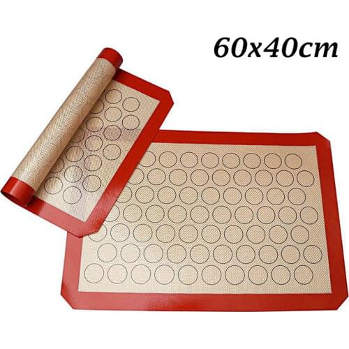 60*40cm Non-Stick Silicone Baking Mat Glass Fiber Bakware Oven Sheet Liner For Macaroon/Bread/ /Biscuits Kitchen Bakeware