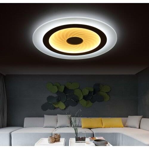 Modern LED Ceiling Lights With 2.4G RF Remote Group Controlled Dimmable Color For Livingroom Bedroom led ceiling Lamps lustre