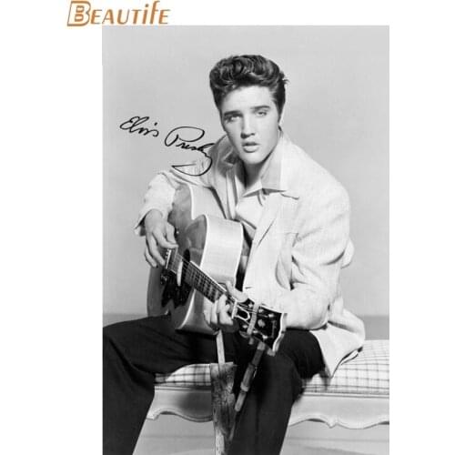 Cloth Silk Poster Elvis Presley Poster 30X45cm,40X60cm.50X75cm,60X90cm Home Decoration Wall Art Fabric Poster Print