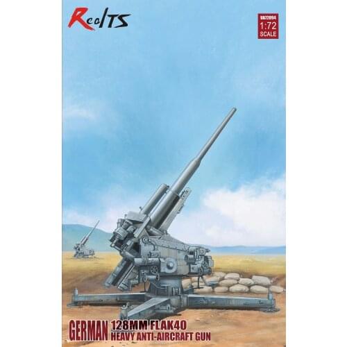 RealTS Modelcollect UA72094 1/72 German 128mm FLAK40 Heavy Anti-Aircraft Gun