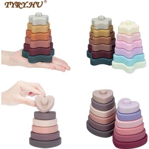 TYRY.HU 5PC Childrens Educational Stacking Toys For kids Montessori Funny Early Educational Baby Toys