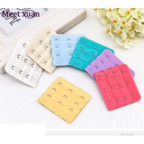Back Bra Extender Clip Strap Extension 3 Hook Bra Extensions Strapless Womens Underwear Expander Bra Hook Botton Intimates