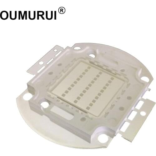 5pcs 20w/30w/50w/100w UV LED COB Chip lamp fishing LED manicuring purple floodlights 395-400nm 45mil Free shipping