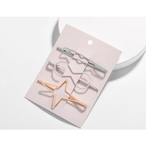 LUNA CHIAO Trendy Popular Women Hair Clip Metal Hair Accessories Hair Barrettes for Spring Summer