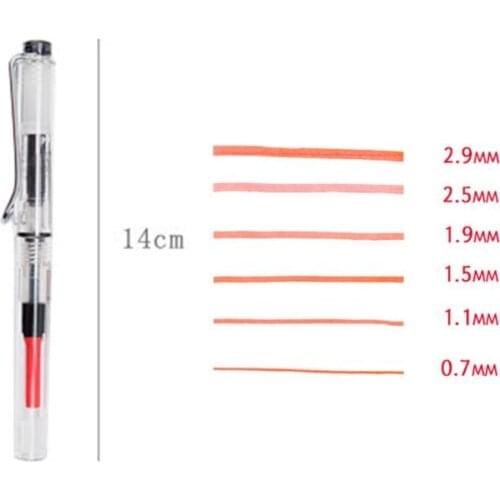 1PC Duckbill Gothic Parallel Calligraphy Art Flat Tip Vinyl Tibetan Arabic Fountain Pen