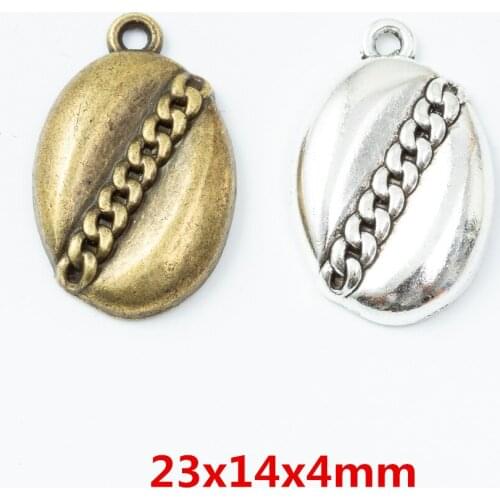 20pcs shell zinc alloy charms pendant suitable for DIY Bracelet Necklace metal jewelry accessories 6745