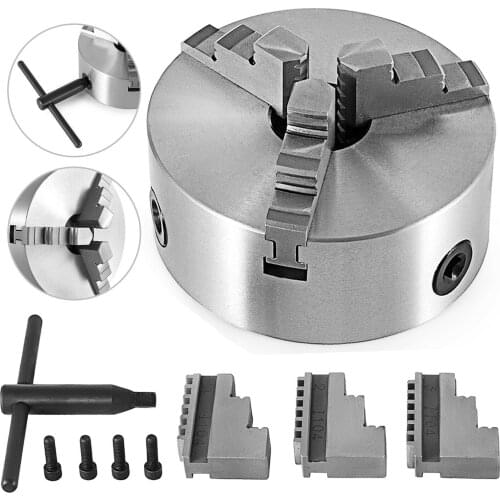 3 Jaw Chuck 160mm Diameter Three-jaw Chuck High-precision Lathe Chuck Self-centering Chuck With Precision Bevel Gear