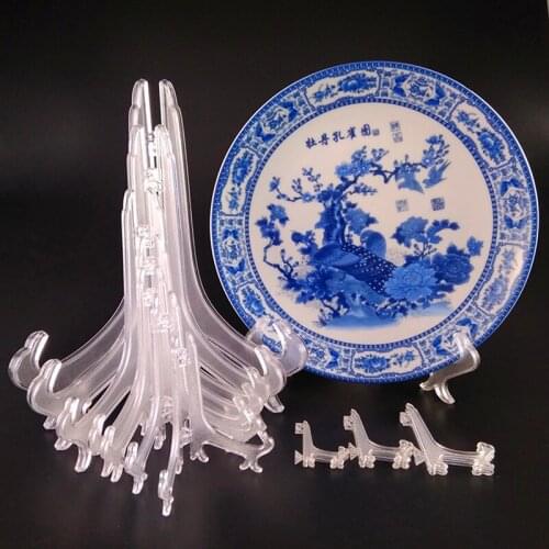 5PCS Portable Plate Holders Display Stand Picture Frame Photo Tools Dish Rack