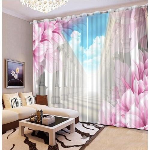 Europea Blackout expand the space Curtains Modern 3D Window Curtains For Living room Bedding room Kitchen room Study