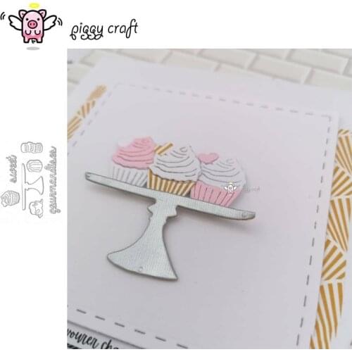 Piggy Craft metal cutting dies cut die mold Cake plate letter macaron Scrapbook paper craft knife mould blade punch stencils die