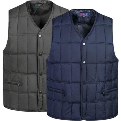New Casual Vest Men Winter Sleeveless Jackets Male New Fashion Style Solid Waistcoat Mens Autumn Warm Outwear Plus S-4XL