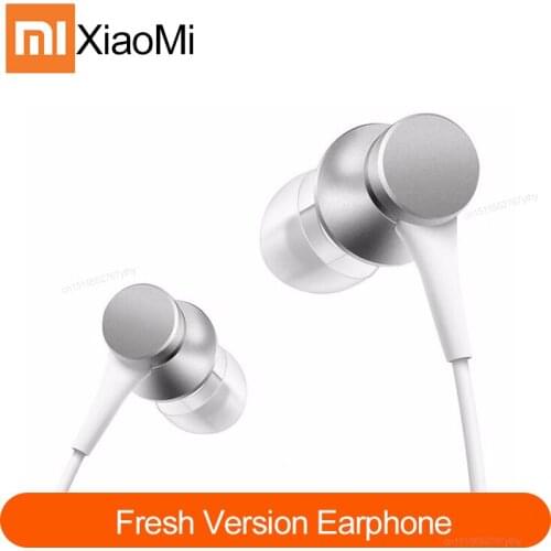 Original Xiaomi mi Piston In-Ear Stereo Earphone With Remote Mic Music Mi Headsets For Xiaomi Samsung IPhone SE 5s 6 6s MP3