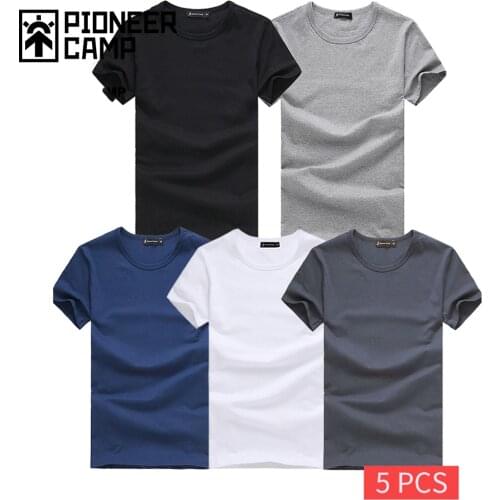 Мужские однотонные футболки Pioneer Camp China At AliExpress
