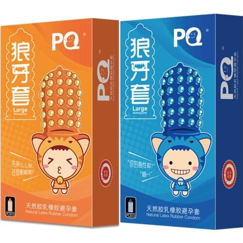 Large Floating Point Condoms For Men Large Men Penis Sleeve Condoms Spikes Condoms Large Size Condom 12pcs 52mm Dotted Spike