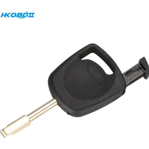 HKOBDII Remote Car Key Shell Transponder forFord Focus forMondeo KA forJaguar XJ8 Transit Connect Uncut Blank Blade No Chip