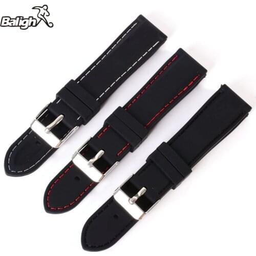 18-24mm New Fashion Wrist Watch Band Trendy Army Military Silicone Resin Strap Sports Canvas Wrist Watch Band