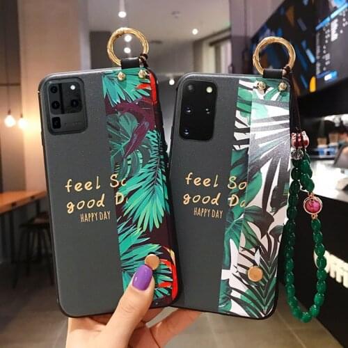 Wrist Strap Case For Samsung Galaxy Note 20 10 plus Lite A51 A50 A50s A71 A70 A20 A30s 40 A81 A41 S20 Ultra S10 Lite S9 S8 Plus