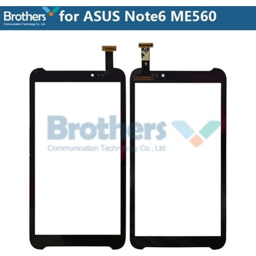 Tablet Touch Panel For ASUS Note 6 FHD6 ME560CG ME560 K00G Touch Digitizer Touch Glass for ASUS ME560 Outer Front Glass Lens Top