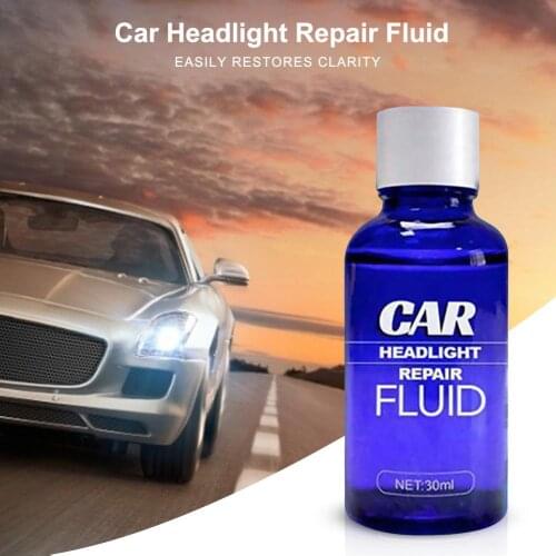 30ml Car Headlight Scratch Remover Fast UV Protection Car Light Cleaner Automotive Headlight Restoration Kit Car Polishing