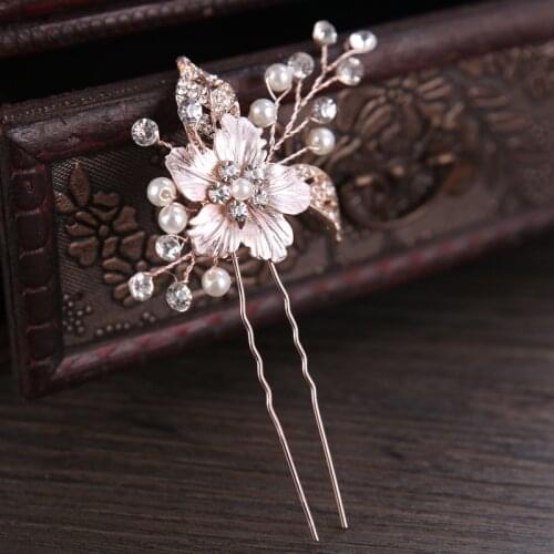 Wedding Decor Bridal Hairpin Rhinestone Wedding Hairpin Pearl Hairpin Wedding Dress Accessories Bridal Accessories