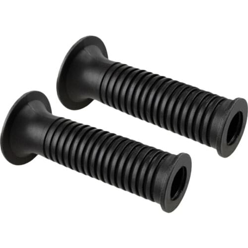 Universal Motorcycle Handlebar Grips Rubber Handlebar Hand Grips For 22 / 24mm Handlebar, Easy To Install