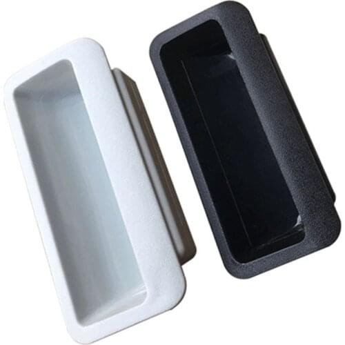 Built in handle LS102 handle drawer cabinet filing cabinet modern simple black plastic handle