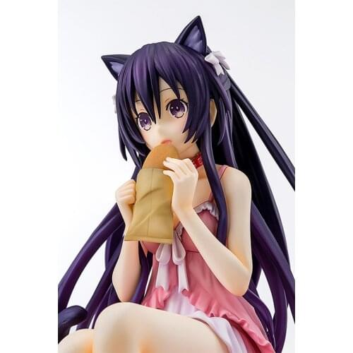 Japan Anime Figure Toy DATE A LIVE Hand Model Yatogami Tohka Toy Action Figure PVC Ornaments Furnishing Articles Kids Gift 18CM