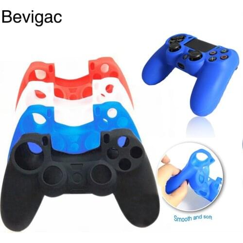 Bevigac Silicone Protective Skin Cover Case Shell for Sony Playstation Controller PS4 Play Station DS4 PS 4 Game Gamepad