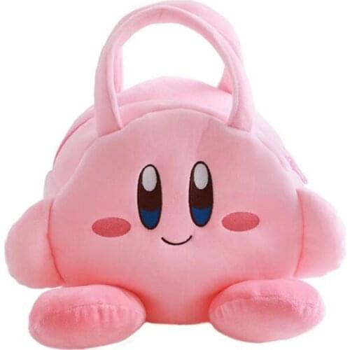 Cartoon Star Plush Handbag Women Large Capacity Cute Lunch Bag Kawaii Makeup Storage Organizer Beauty Bag Girls Gifts WY46