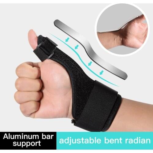 1 Pcs Removable Tenosynovitis Aluminum Wristband Wrist Brace Support Arthritis Sprain Carpal Tunnel Splint Wrap Protector