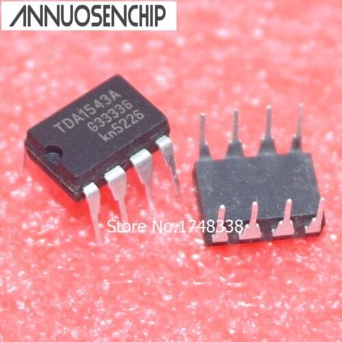 10PCS TDA1543 TDA1543A Dual 16-bit DAC DIP-8 NEW GOOD QUALITY
