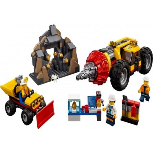10875 City Series Mining: Heavy Mining Drill 60186 Childrens Building Block Toy Gifts
