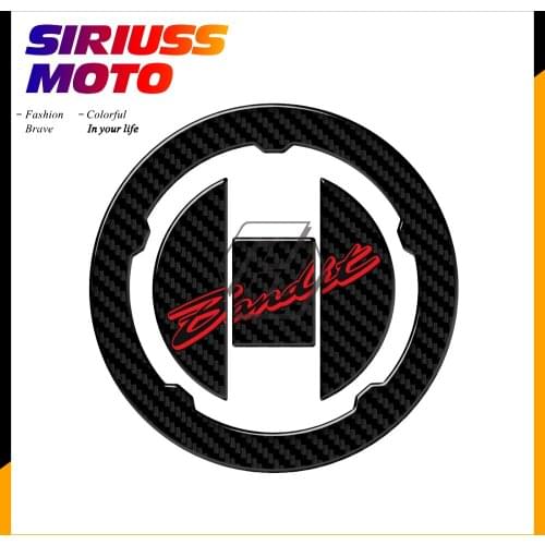3D Carbon-look Motorcycle Fuel Gas Cap Protector Decals Case for Suzuki Bandit 1250S 2007 2008 2009