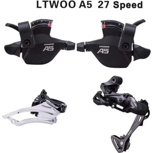 1 Set 9-Speed Rear Dial+Front Dial+Visible Finger Dial A5 Speed Derailleurs Group Set 9 Speed Rear Switches Suit