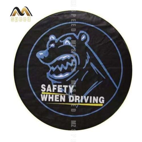 Car Accessories 14 "15" 16 "PVC leather spare tire wheel cover wheel protector is suitable for SUV tire covers
