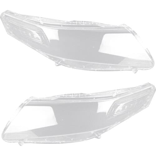 For Honda City 2009-2014 Right Left Car Headlight Cover Head Light Lamp Transparent Lampshade Shell Lens Glass
