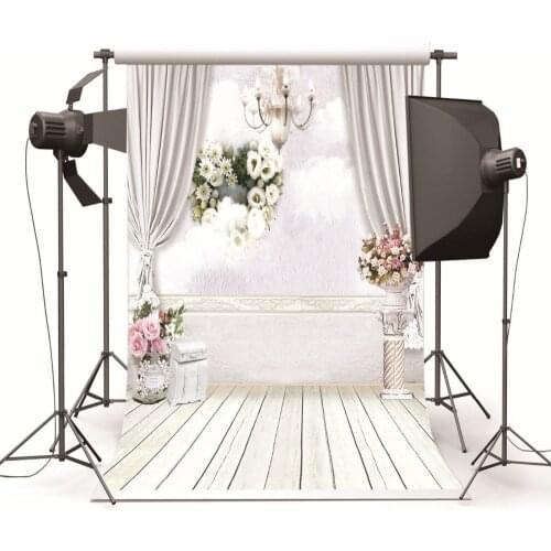 Indoor White Room Studio Photography Backdrops for Photo studio Photographic Backgrounds for Children Wedding Photo Shooting