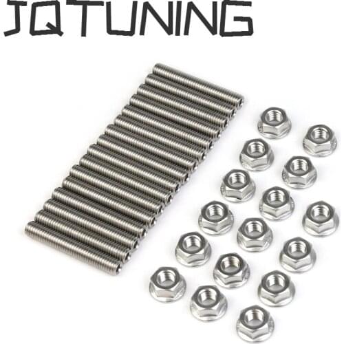 JQTUNING-4.6 & 5.4 Liter V8 304 Stainless Exhaust Manifold Stud Kit For 2 Manifolds