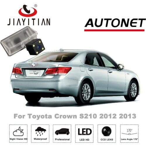 JIAYITIAN RearView Camera For Toyota Crown Royal 2011 2012 2013 2014 CCD Night Vision Reverse Camera license plate camera backup