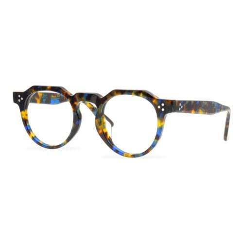 Vintage Handmade Acetate Eyeglasses Women Full Rim Optical Eyewar Blue Light Blocking Prescription Myopia Glasses Frame for Men