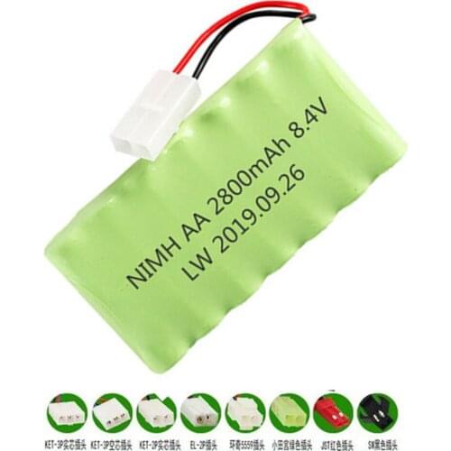 8.4v 2800mah Ni-MH Battery For Rc toys Boat Car Tanks Trains Robot Gun NiMH Battery AA 8.4v 2800mah Battery Pack