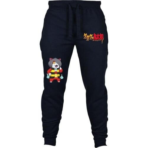 Japan anime GeGeGe no Kitaro pants cospaly cartoon pants Mens Winter Sweatpants Spring Male Casual pants Cotton Jogger Pants