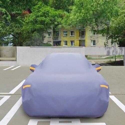 Portable 264" x 80" x 65 Full Car Cover All Weather Protection Waterproof Full Car Cover for SUV Truck