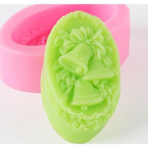 Christmas Silicone Soap Molds Xmas Cake Decorating Tools Chocolate Mold Bkhot Candy Cookies Diy Baking Home Decoration