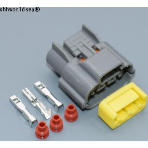 Shhworldsea 3 Pin/Way 2.2mm Ignition Coil Plug TPS Connector Sensor For Renault Nissan Skyline sr20 rb20 rb25 rb26 6098-0141