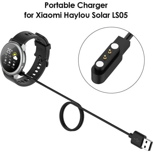 Smart Bracelet Replacement Charging Cable 60/100cm USB Charger for Xiaomi Haylou Solar LS05 Fast Charging Cable Cradle