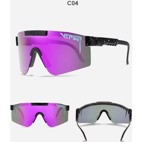 TR90 Unbreakable Frame Polarized Material Sunglasses Fashion Shades Pit Viper Men Cool Big Goggle DurableWith Free Box