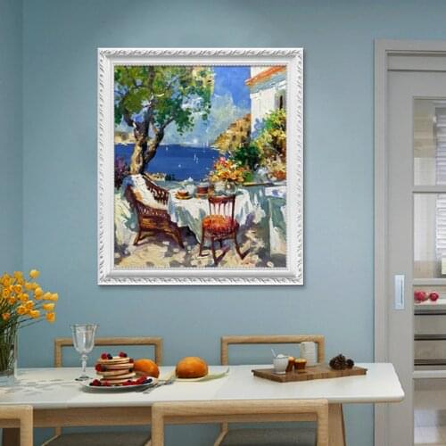 Venice Canvas painting Mediterranean seascape oil painting wall art wall pictures for living room home decor caudros decoracion3